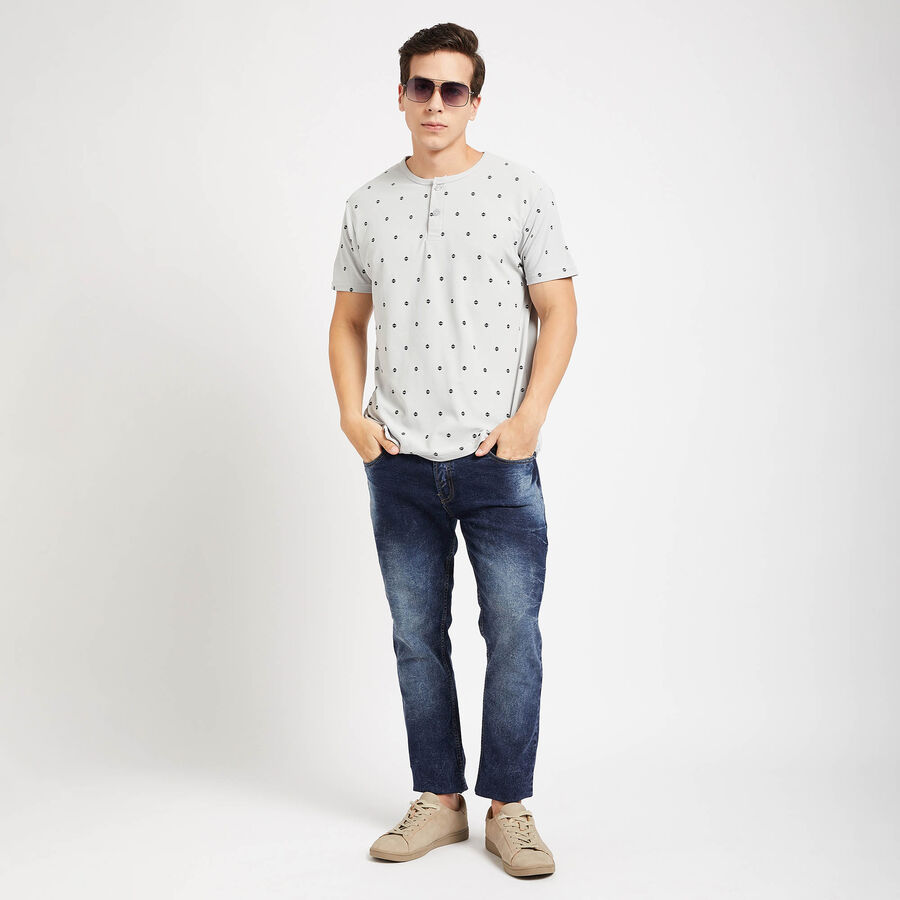 Henley T-Shirt, Light Grey, large image number null