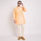 Men's Kurta, Peach, small image number null