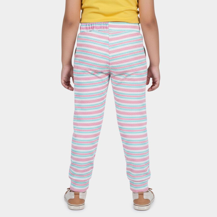 Girls Light Green Regular Fit Solid Sleep Pyjama, हल्का हरा, large