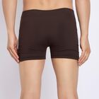 Men's 100% Cotton Trunks , भूरा, small