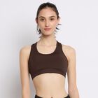 Ladies' Sports Bra , Brown, small image number null
