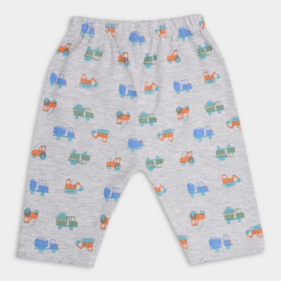 Infants' 100% Cotton Pyjama , मिश्रित हल्का ग्रे, large