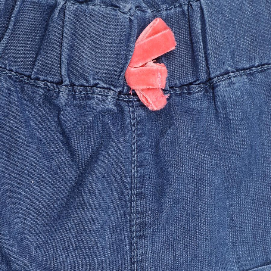 Girls' Capri , Mid Blue, large