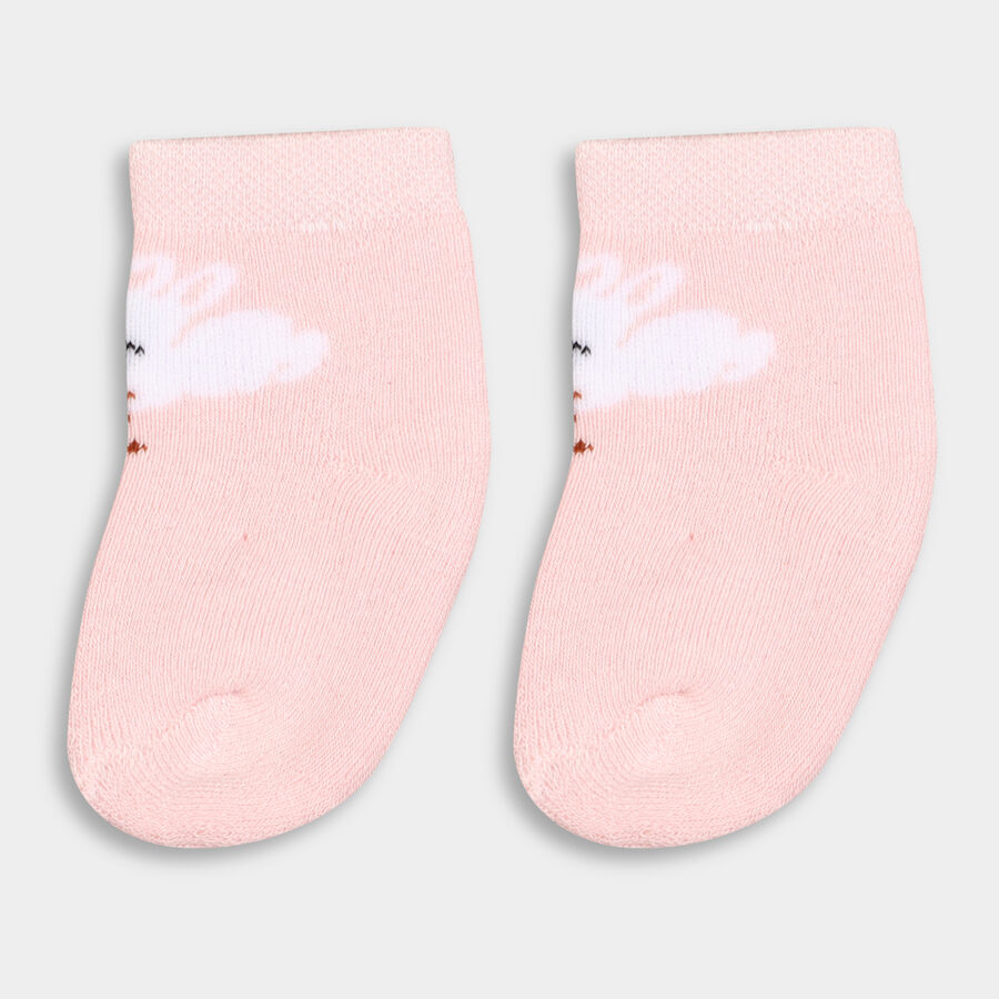 Infant's Socks (Pack of 2), Pink, large image number null