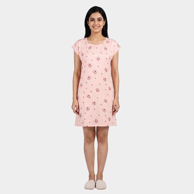 Women Light Pink Nighty
