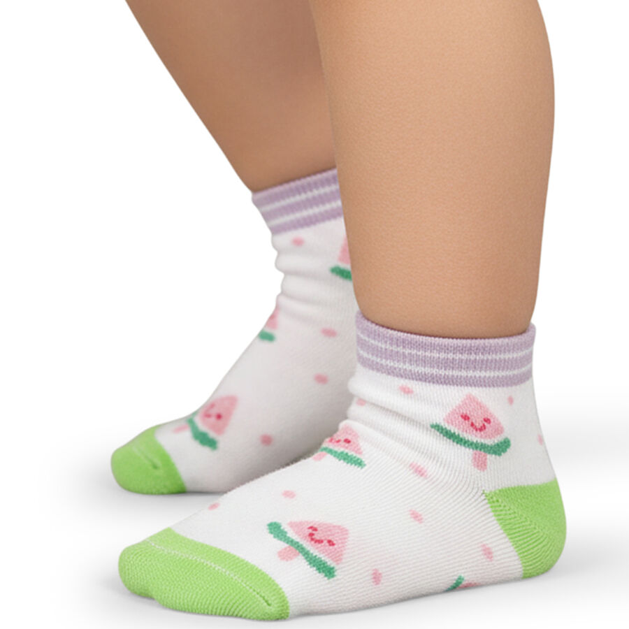 Girls' Socks, ऑफ व्हाइट, large image number null
