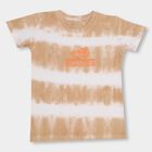 Boys' 100% Cotton Half Sleeves T-Shirt, गहरा पीला, small image number null