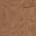 Infants' Brown and Blue Cotton Round Neck Waffle Knit Baba Suit, टील ब्लू, small