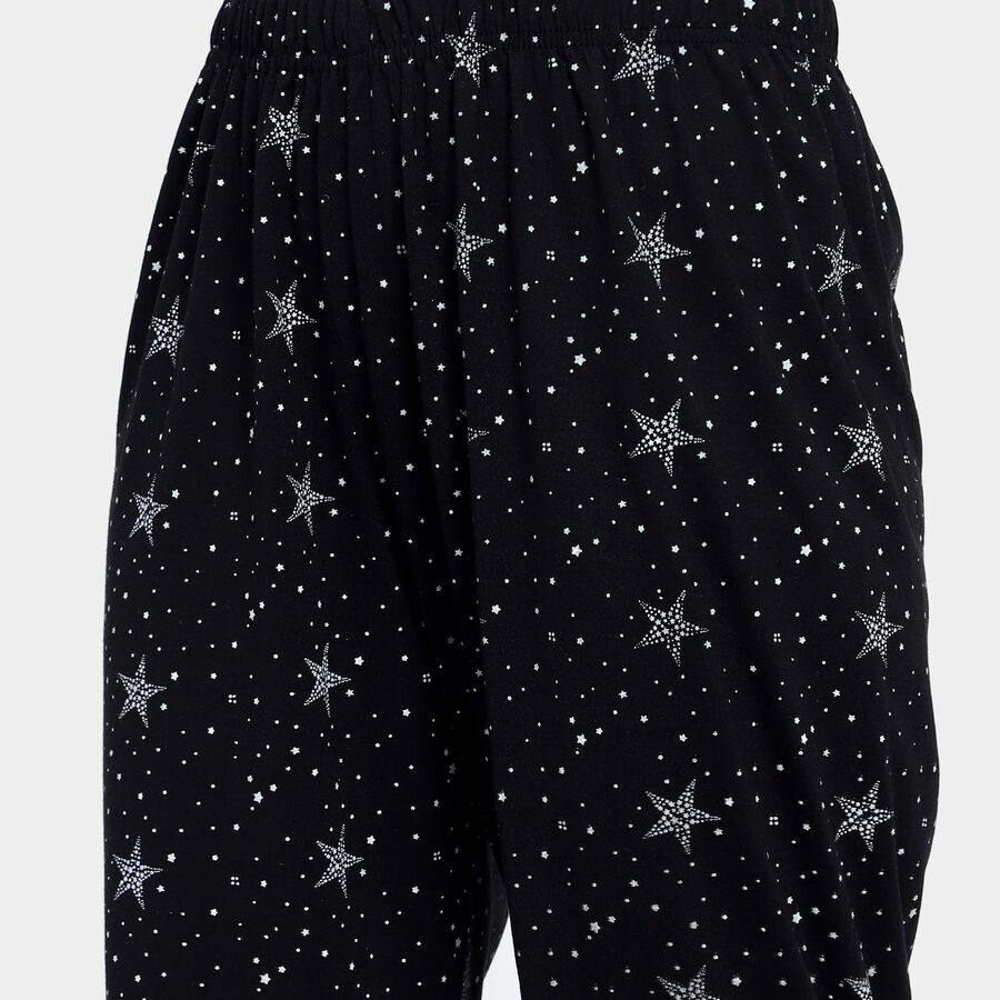 All Over Print Pyjama, काला, large image number null