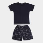 Infant Boys' 100% Cotton Baba Suit , Navy Blue, small image number null