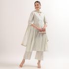 Ladies' Kurta, हल्का ग्रे, small image number null