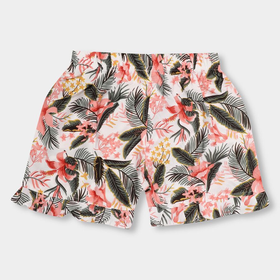 Girls' Shorts, Off White, large image number null