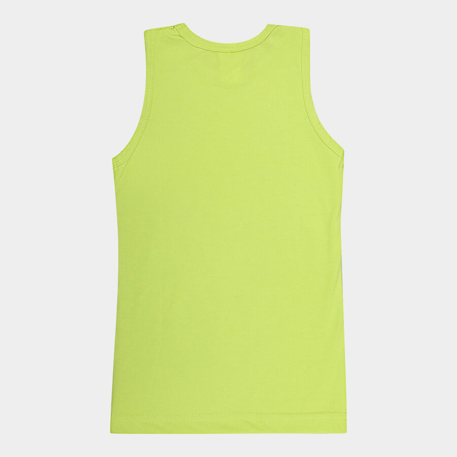 Boys Round Neck T-Shirt, Light Green, large image number null
