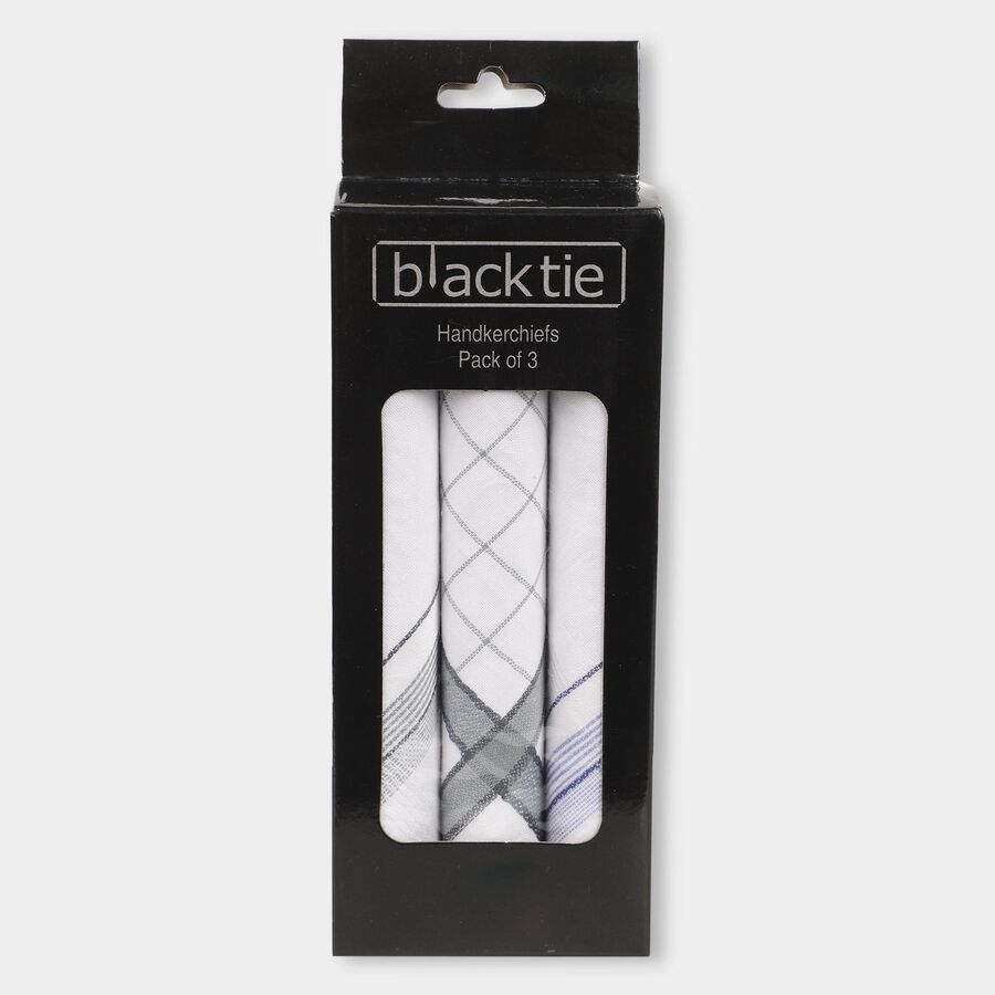 Men's Hanky, White, large image number null