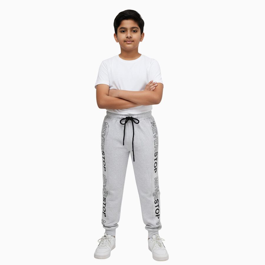Boys' Pyjama, Ecru Melange, large
