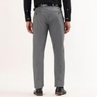 Men's Slim Fit Casual Trousers , हल्का ग्रे, small image number null
