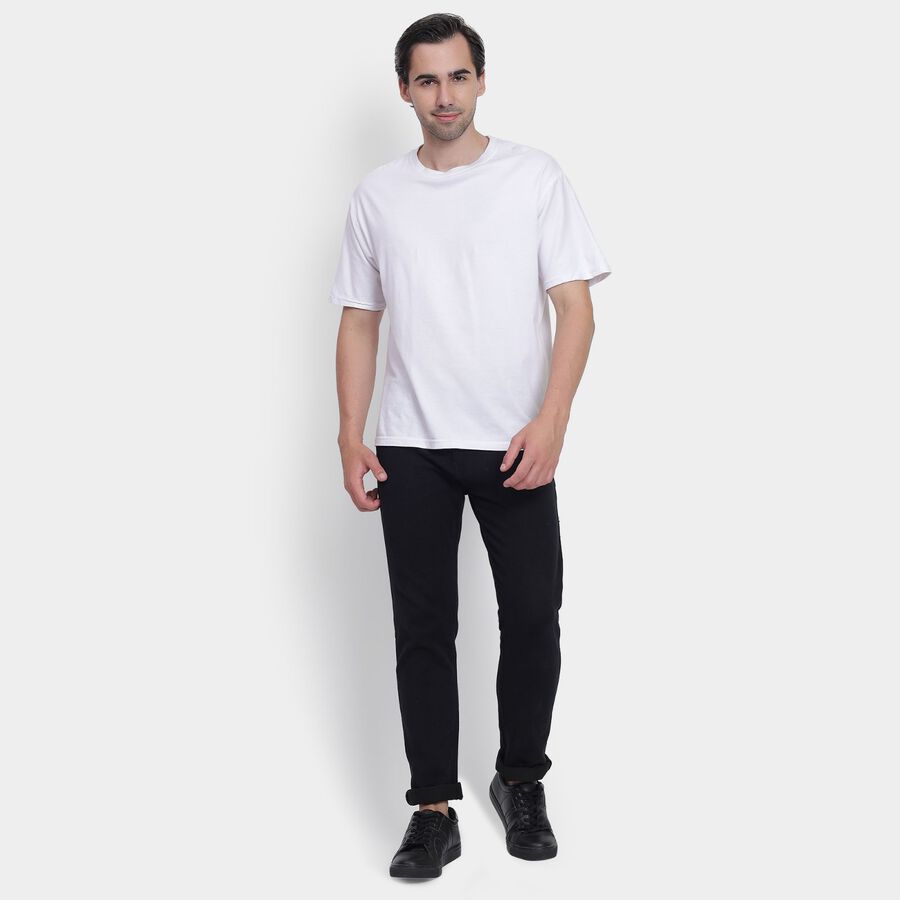 Men's Slim Fit Jeans, Black, large image number null