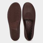 Women's Brown Slip-On Loafers, Brown, small
