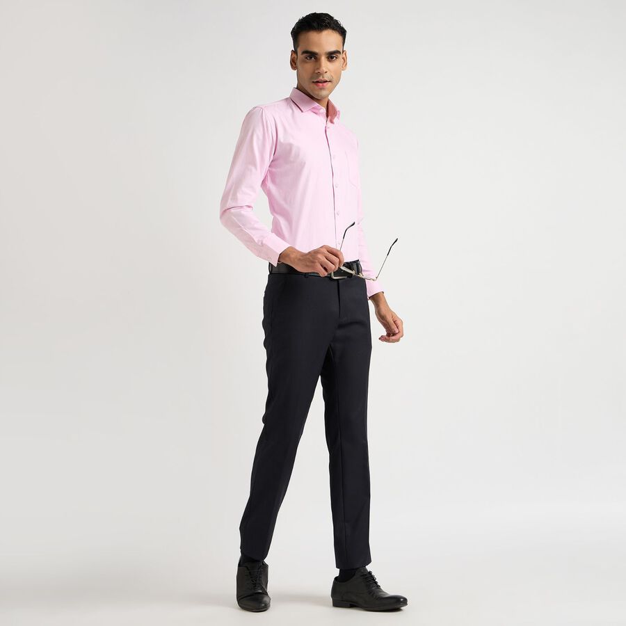Men's 100% Cotton Formal Shirt, गुलाबी, large image number null