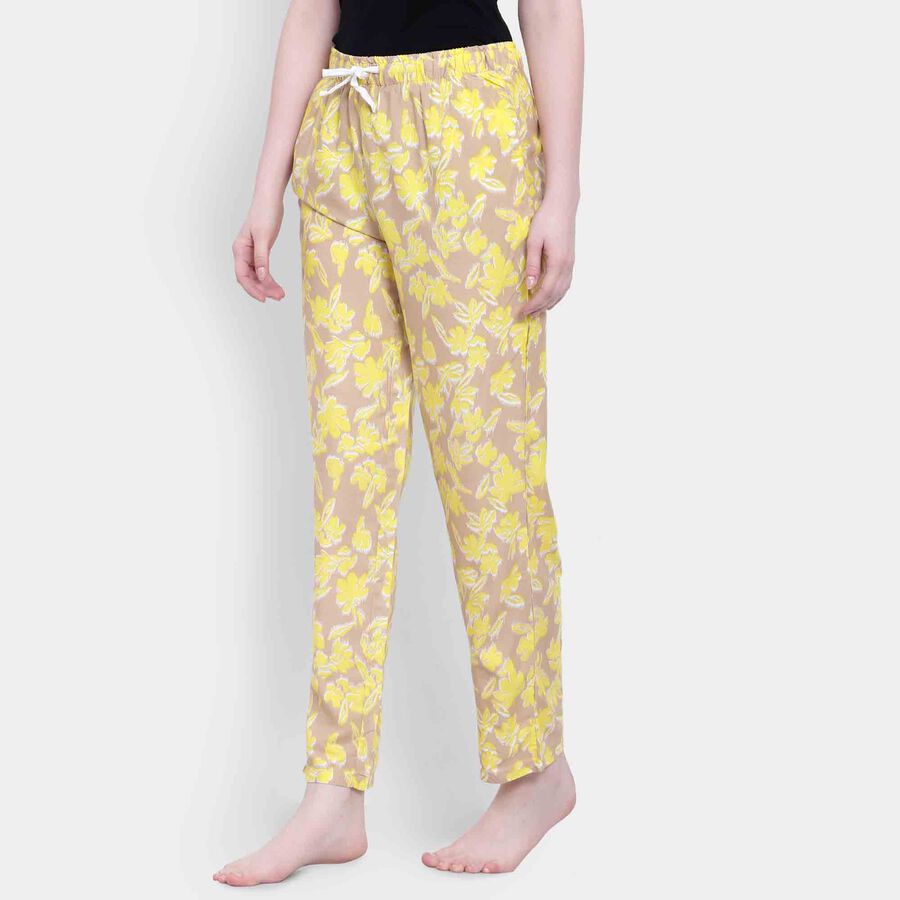 Printed Pyjama, Yellow, large image number null
