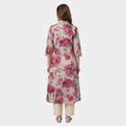 Women's Light Pink Floral Printed Ethnic Set, Light Pink, small