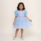 Girls' Frock, Light Blue, small image number null