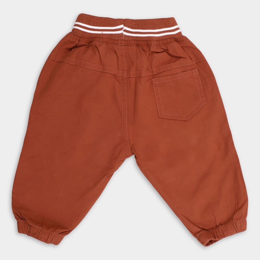 Infants' 100% Cotton Cotton Trousers, भूरा, large image number null