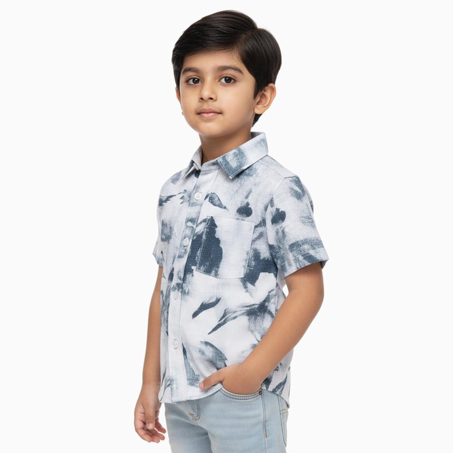 Boys' Casual Shirt, सफ़ेद, large image number null