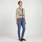 Women's Black Solid Top, Black, small