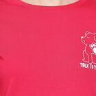 Ladies' Round Neck T-Shirt , रानी (फ्यूशिया), small image number null
