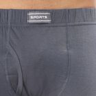 Men's 100% Cotton Long Length Trunks , Mid Blue, small image number null