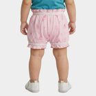 Infants Pink Regular Fit Printed Bloomers, Light Pink, small