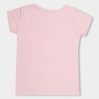 Girls' 100% Cotton T-Shirt, हल्का गुलाबी, small image number null