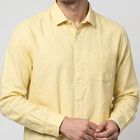 Men Yellow Casual Shirt, पीला, small