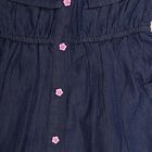 Girls' Frock, Dark Blue, small image number null