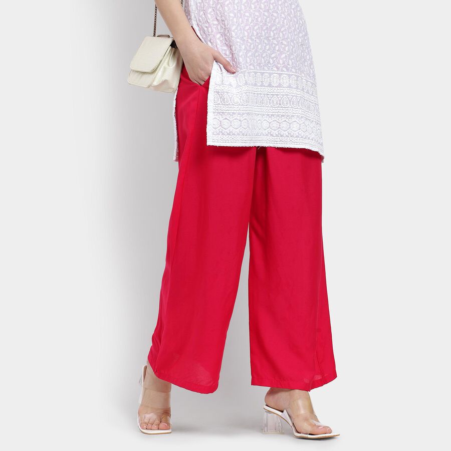 Ladies' Palazzos , रानी (फ्यूशिया), large image number null