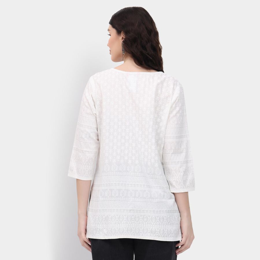 Ladies' Kurti, सफ़ेद, large image number null