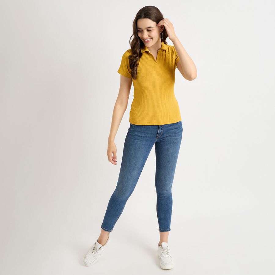 Ladies' Polo Shirt, मस्टर्ड, large image number null