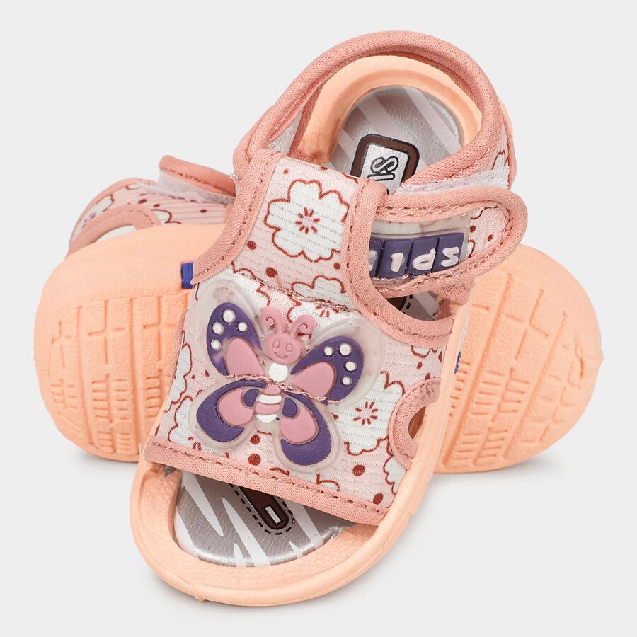 Girls' Sandal, पीच, large image number null