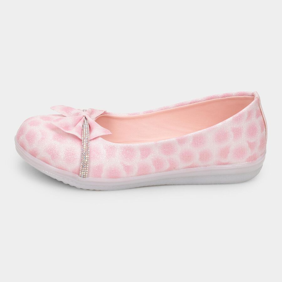 Girls' Sandal with Back Strap, Peach, large image number null