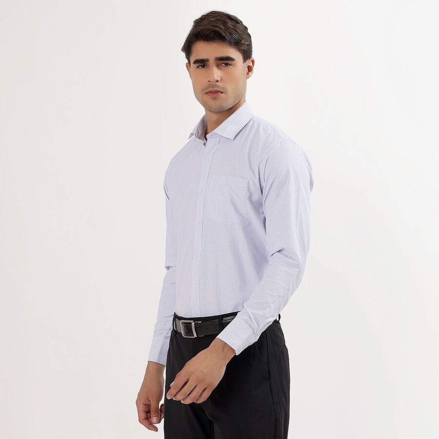 Men's Light Blue Slim Fit Formal Shirt, Light Blue, large image number null