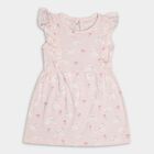 Infant Girls' 100% Cotton Frock, Light Pink, small image number null