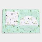 Infants' 100% Cotton Gift Set, Light Green, small image number null