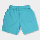 Boys' 100% Cotton Bermudas, Teal Blue, small image number null
