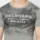 Printed Round Neck T-Shirt, Melange Mid Grey, small image number null