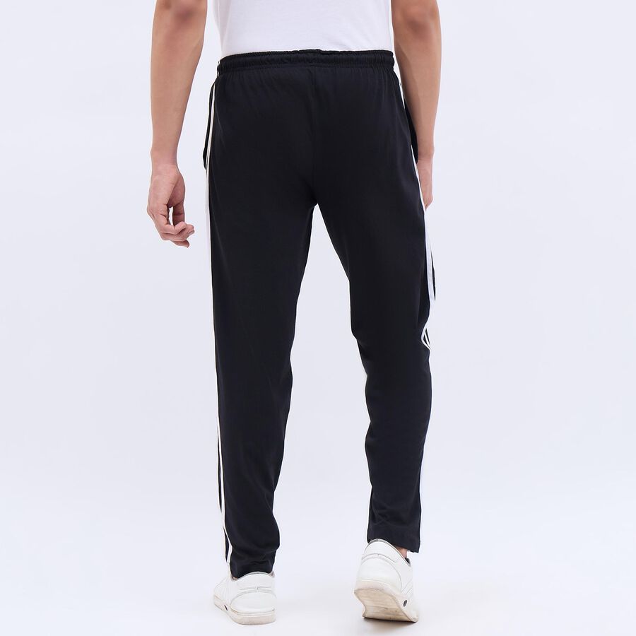 Men's Basic Track Pants, Black, large image number null