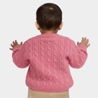 Infants Muted Rose Pink Round Neck Classic Pullover, Purple, small image number null