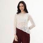 Ladies' Top, सफ़ेद, small