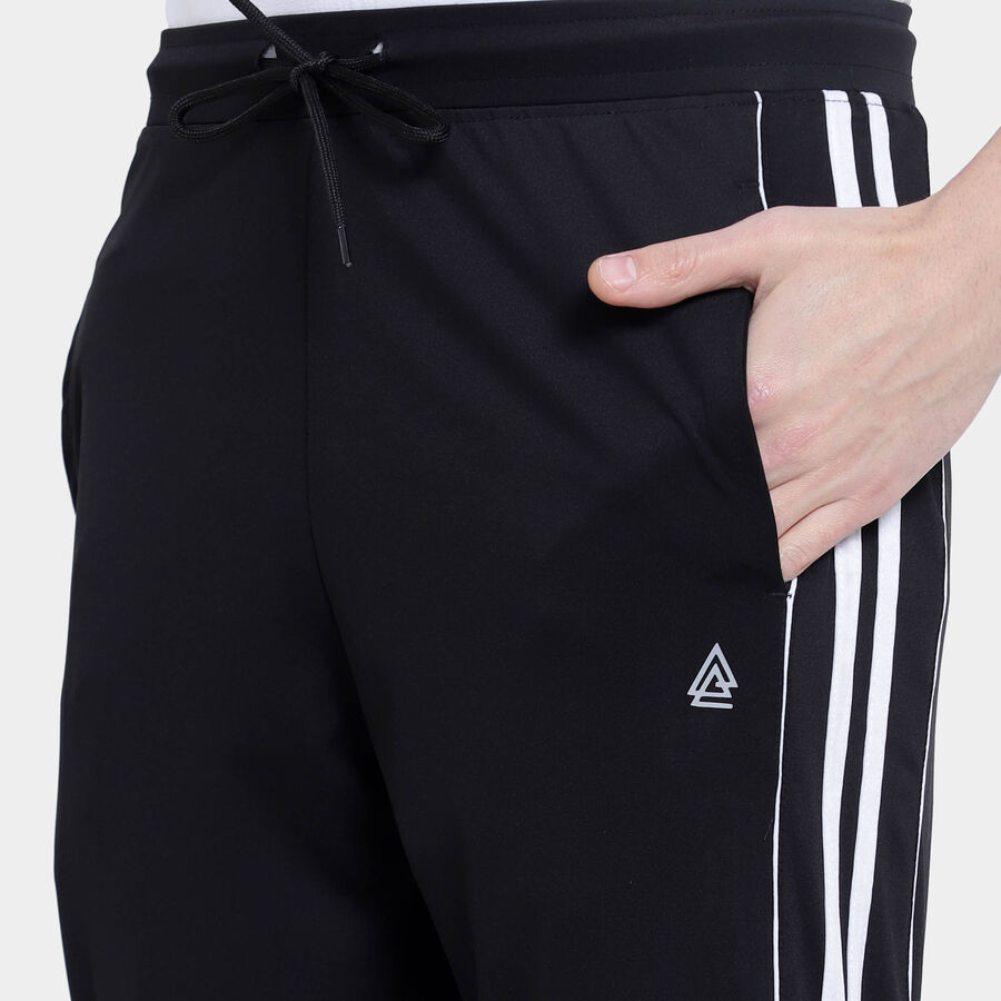 Cut & Sew Track Pants, Black, large image number null
