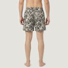 Men's Grey Relaxed Fit Printed Boxers, Light Grey, small